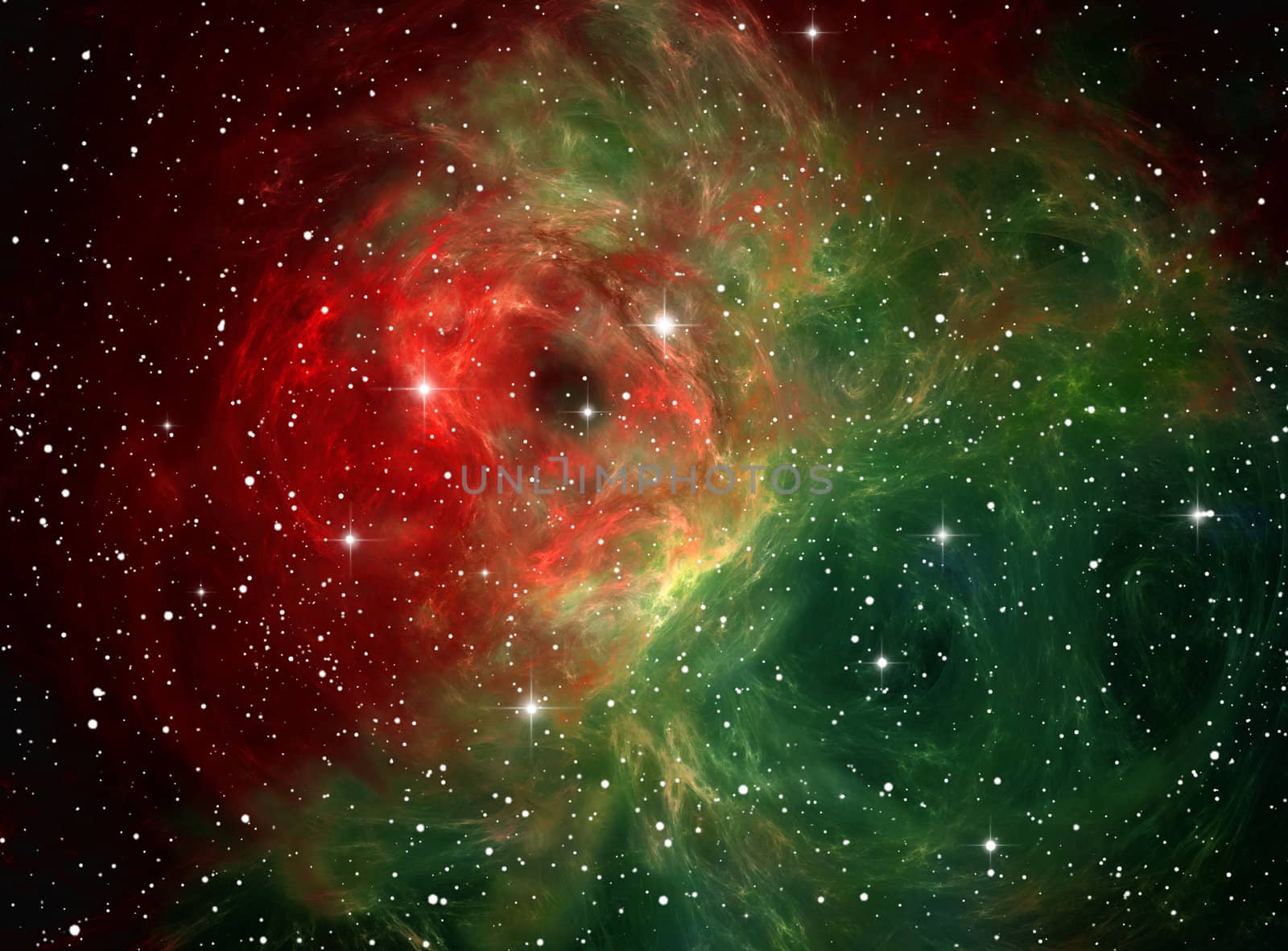 Colorful space nebula ( abstract background )