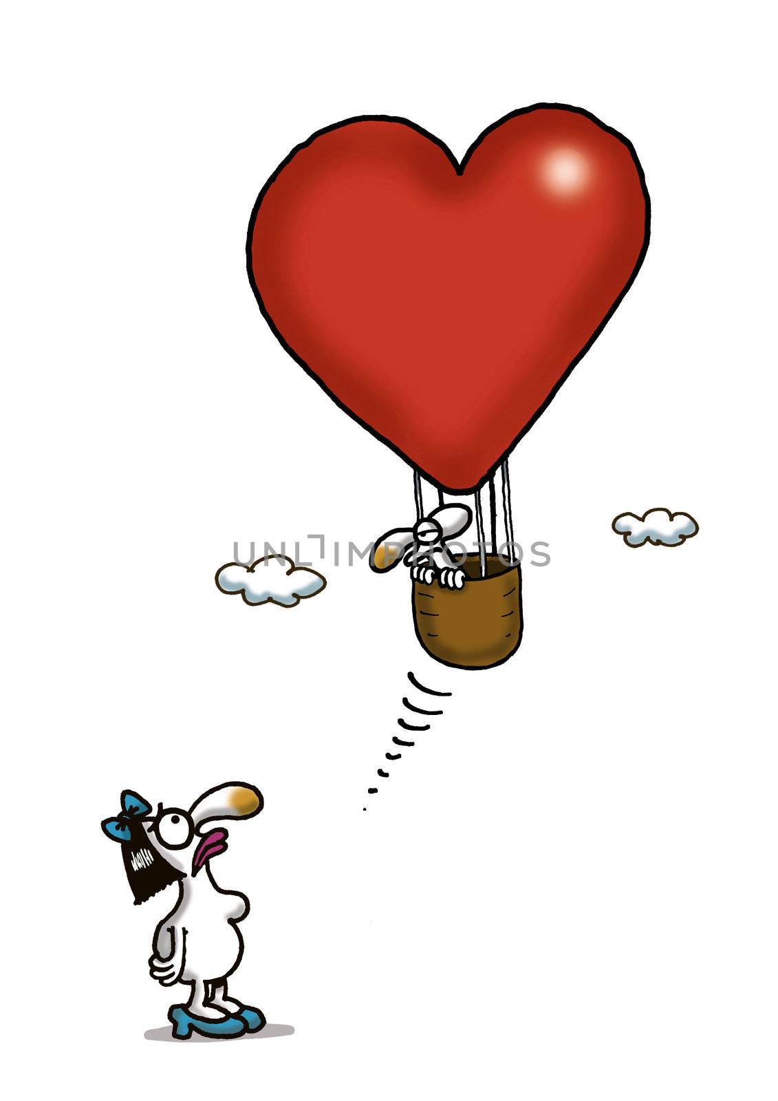 A humorous cartoon about Valentine's day and Love