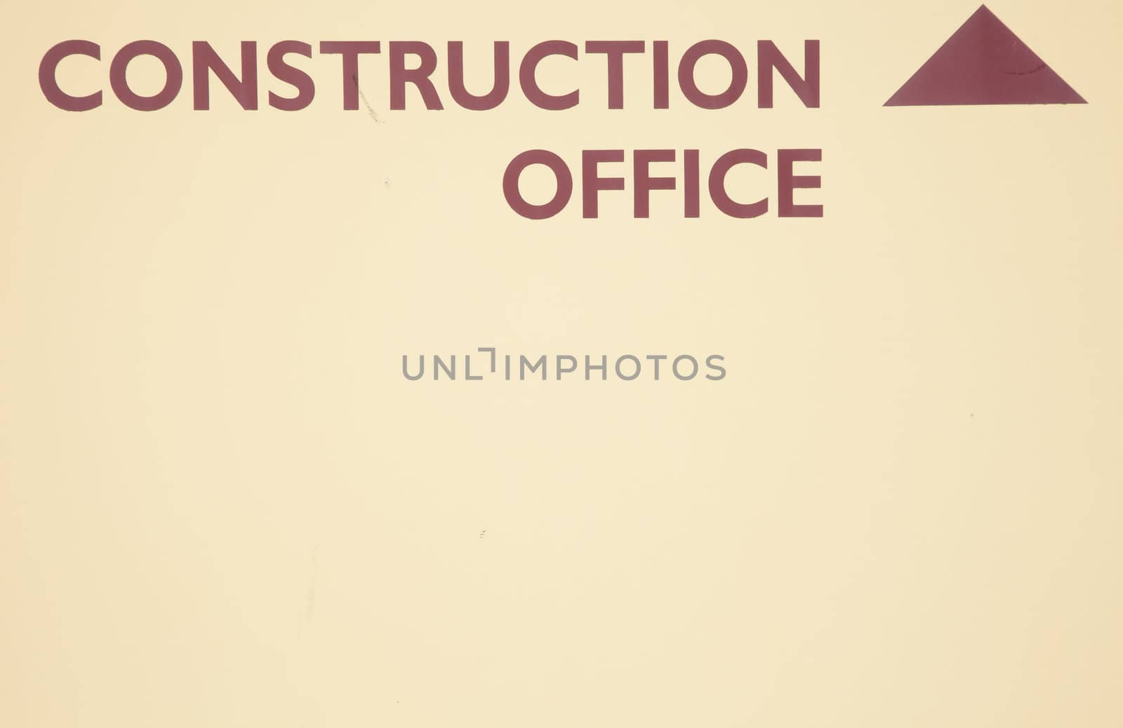 Construction office sign. by richsouthwales