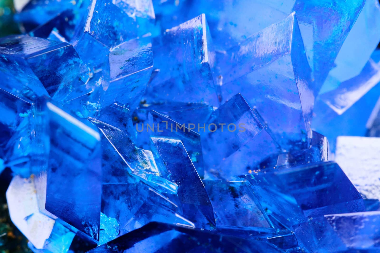 Crystals of blue vitriol - Copper sulfate