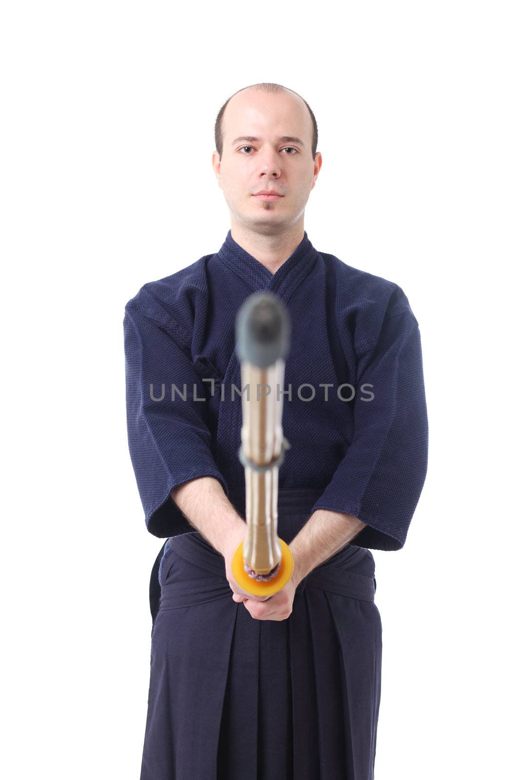 Kendo fighter with Shinai by kokimk