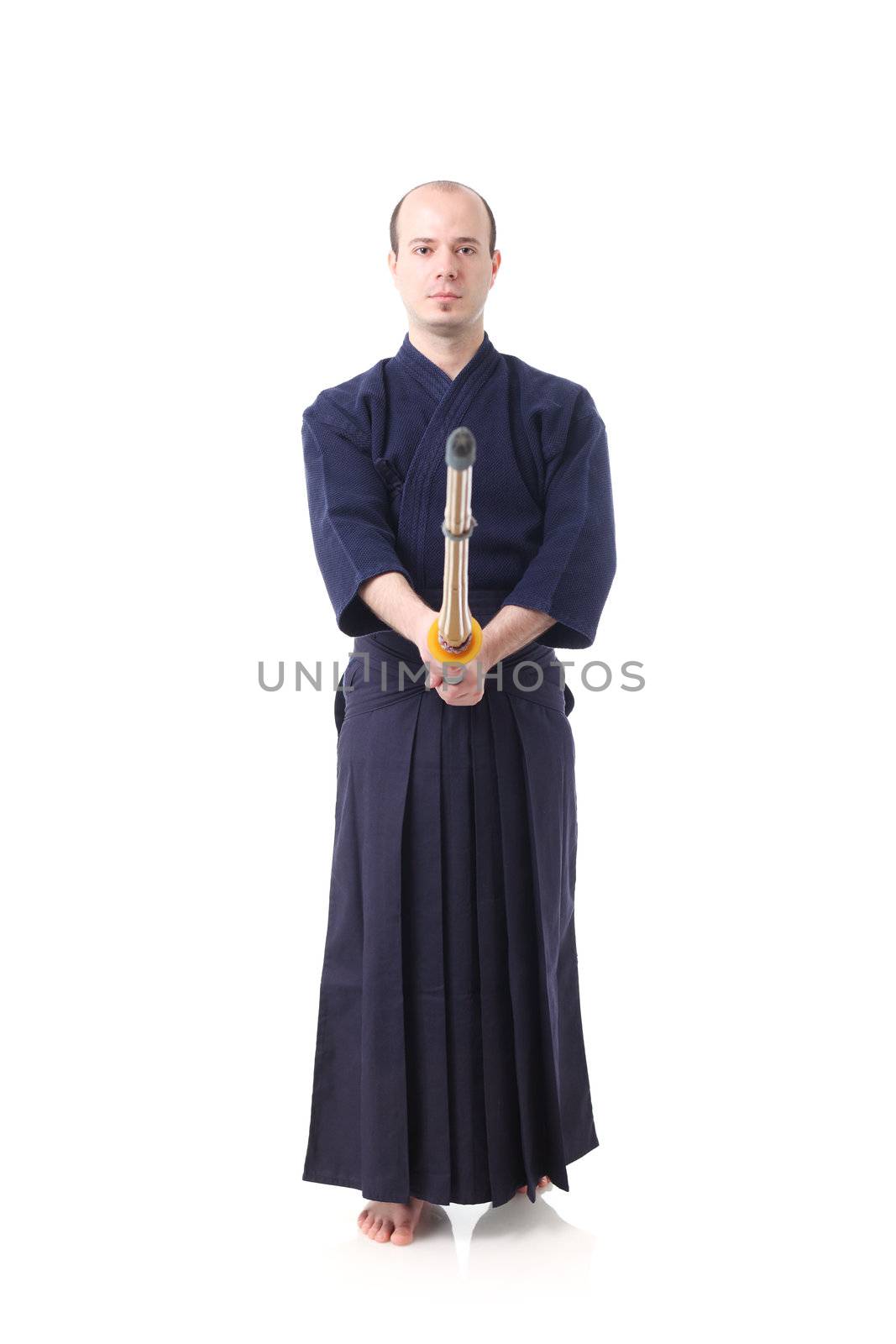 Kendo fighter with Shinai by kokimk