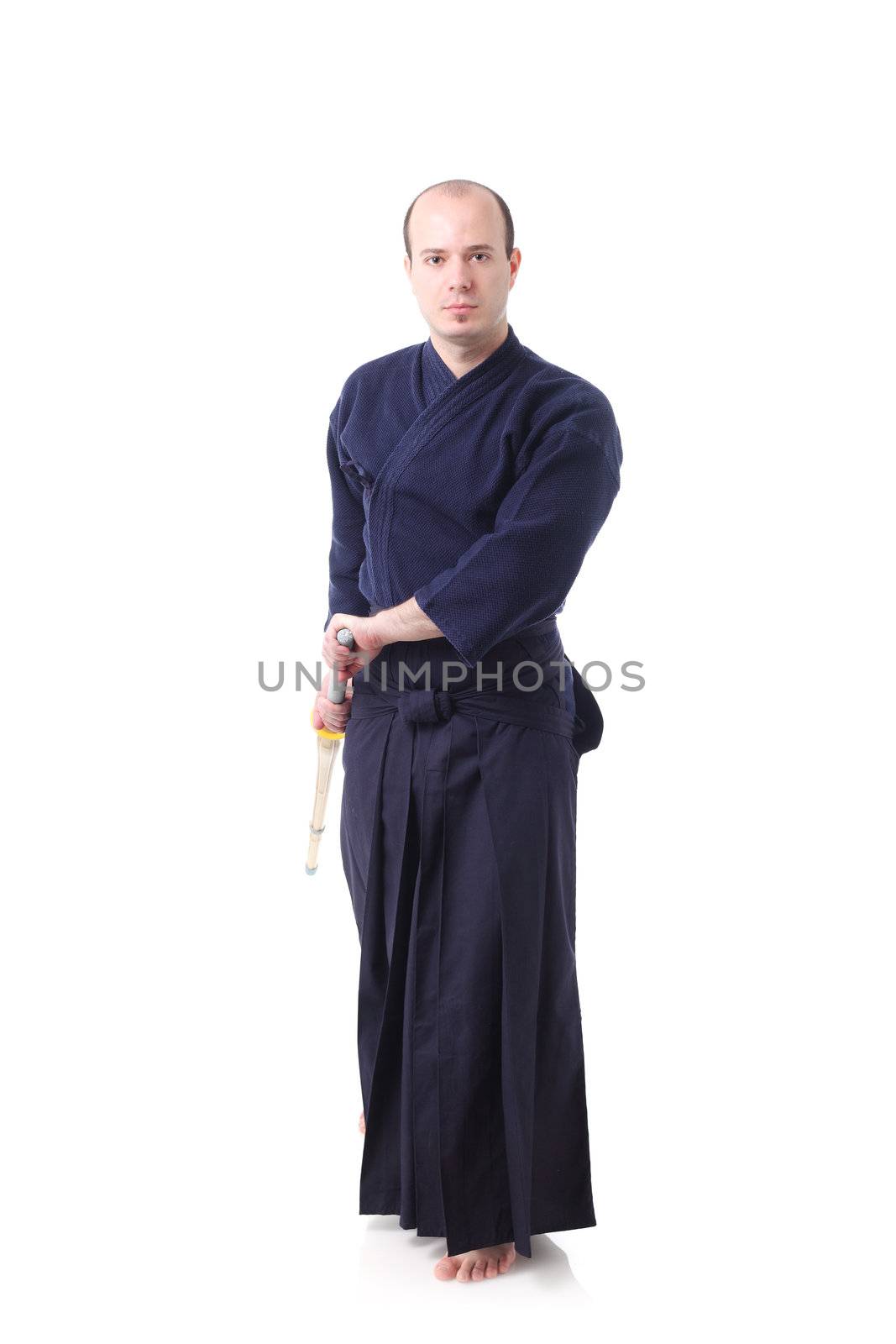 Kendo fighter with Shinai by kokimk