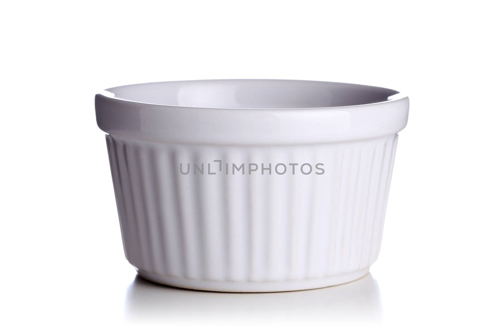 white ceramic pot for various uses. empty