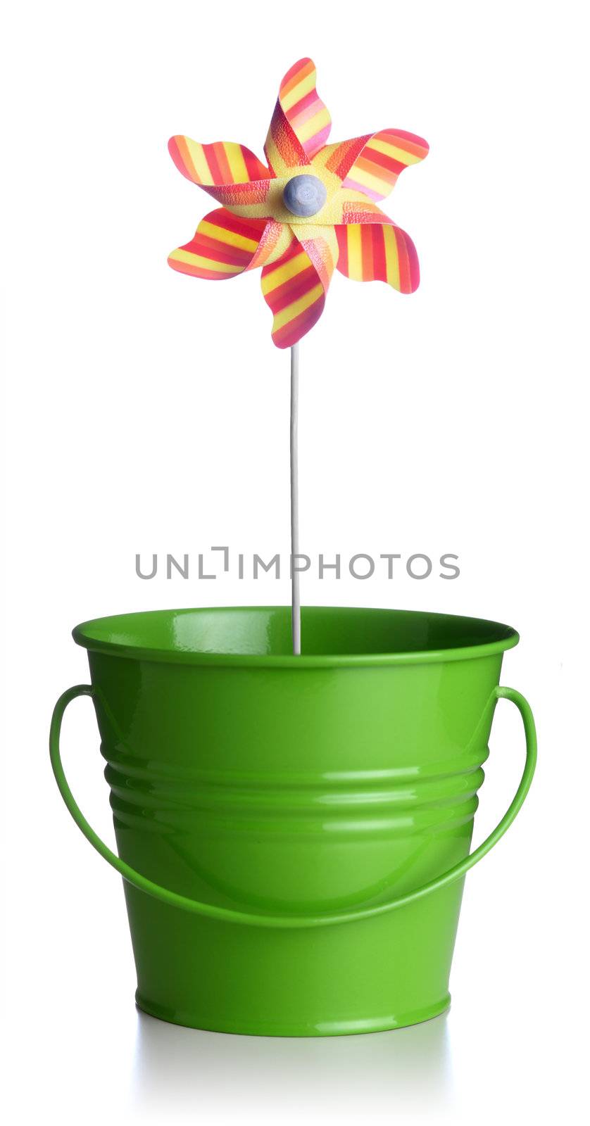 green bucket