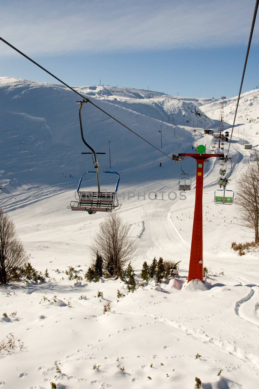 ski center Zare Lazarevski, Mavrovo, in Macedonia