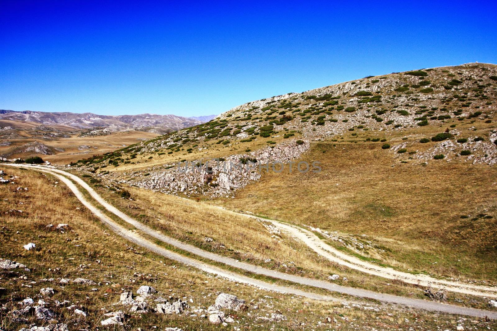 Landscape from the Mavrovo Region in Macedonia