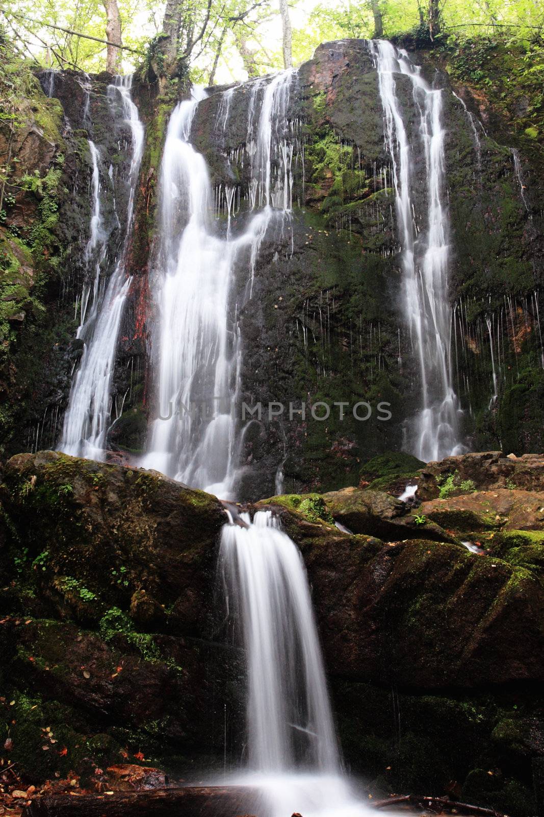 Waterfall in the Koleshino Region, Macedonia