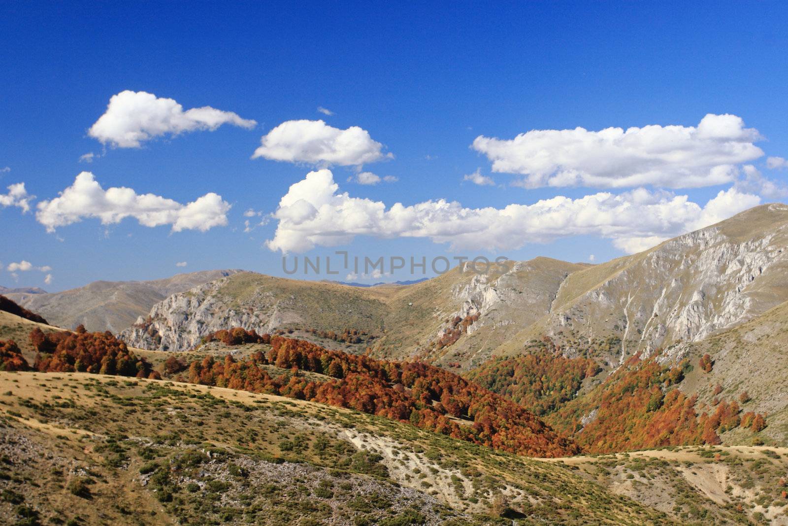 Landscape from the Mavrovo Region in Macedonia