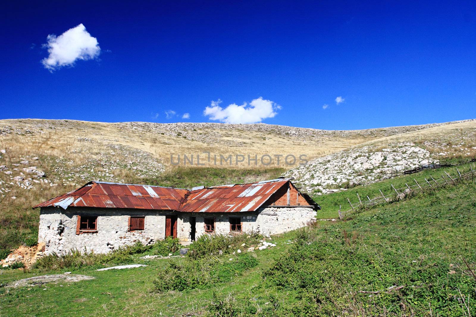 Landscape from the Mavrovo Region in Macedonia