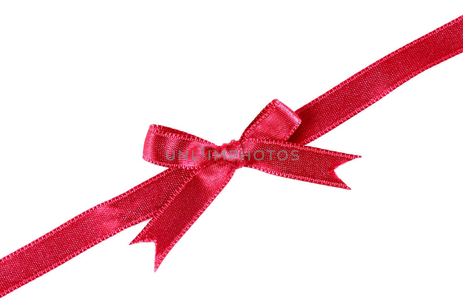 red ribbon bow by kokimk
