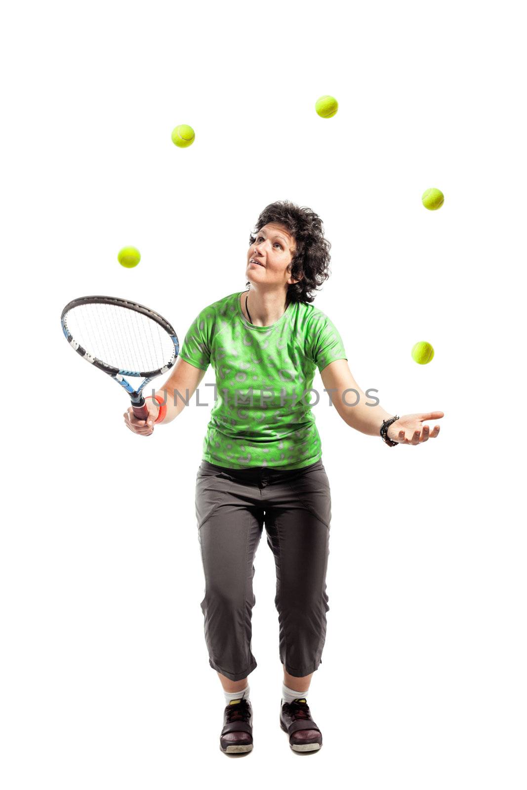 Tennis juggler by kokimk