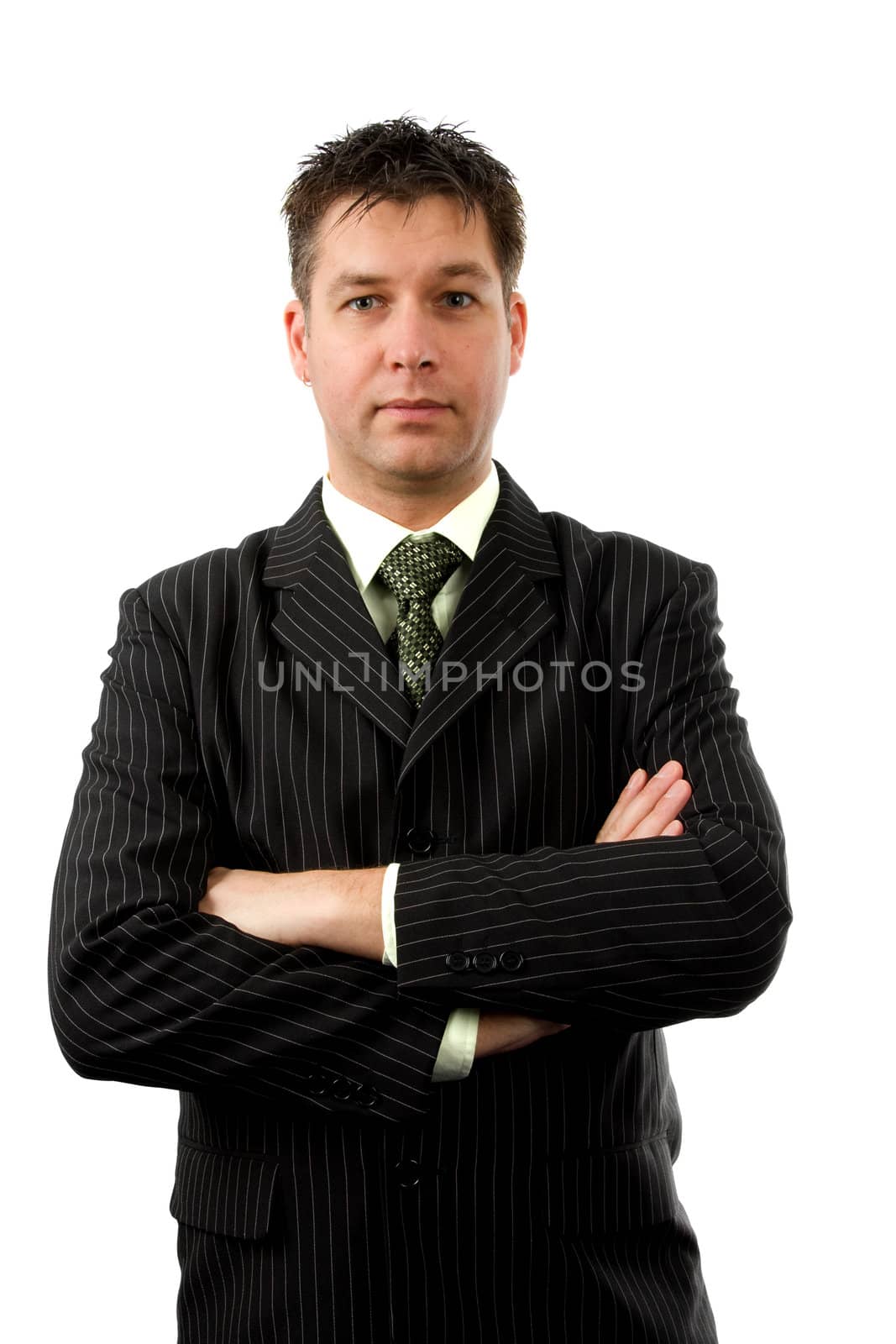 Businessman isolated on white background