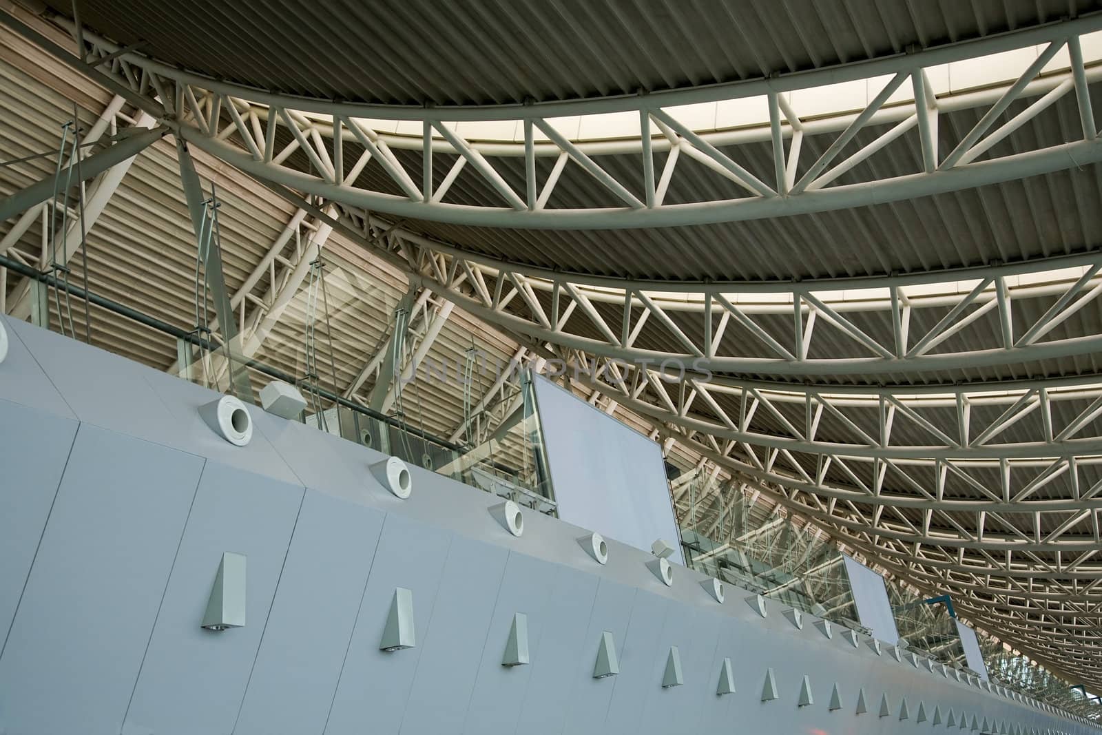 Close Up and Details of Modern Airport, Shenyang Provincial Capital, Liaoning Province, China
