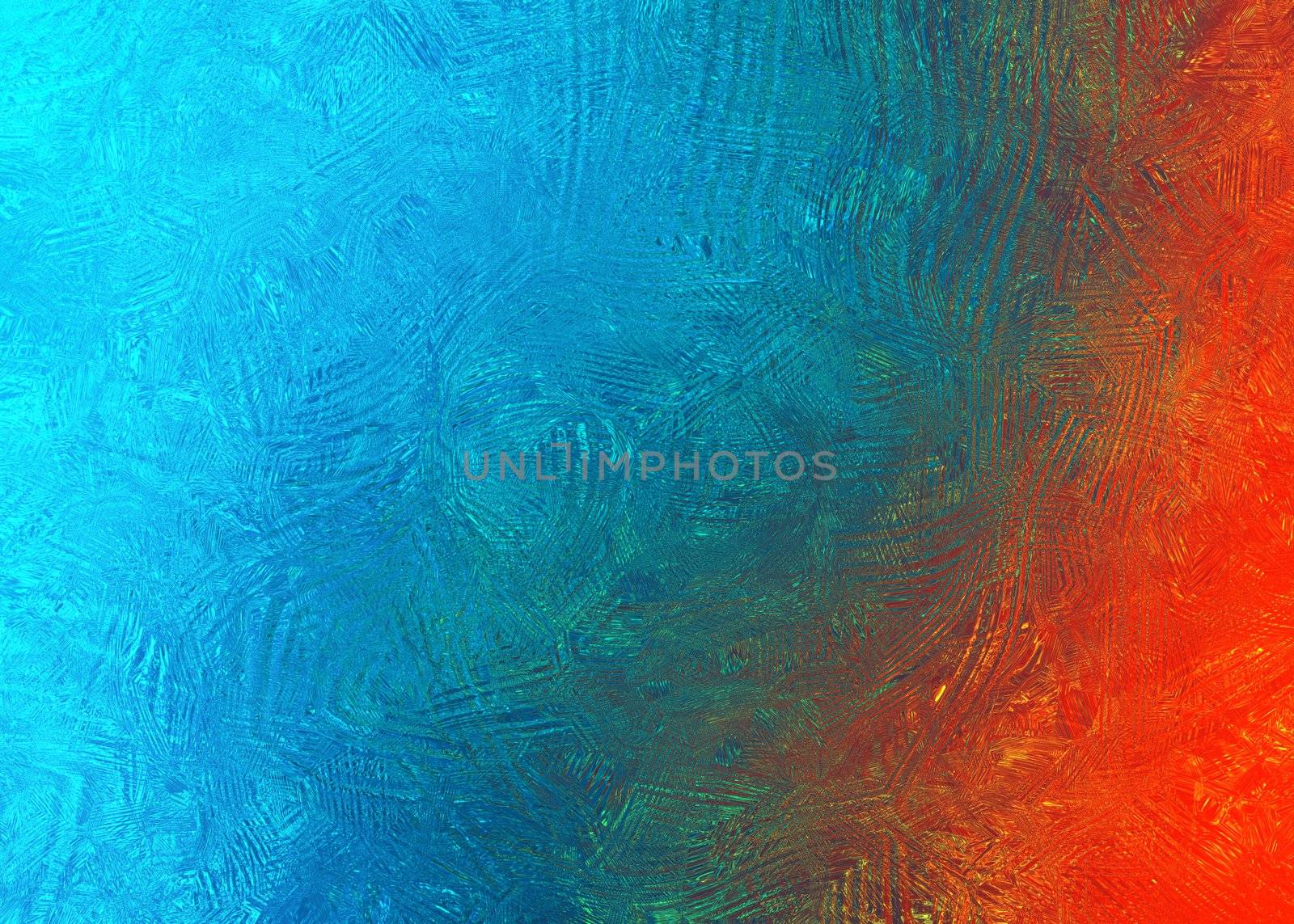 Red and blue abstract background by Zhukow