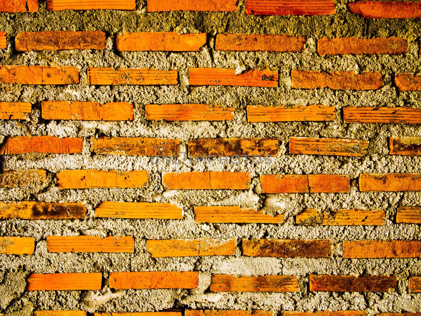 Cement brickwork wall2