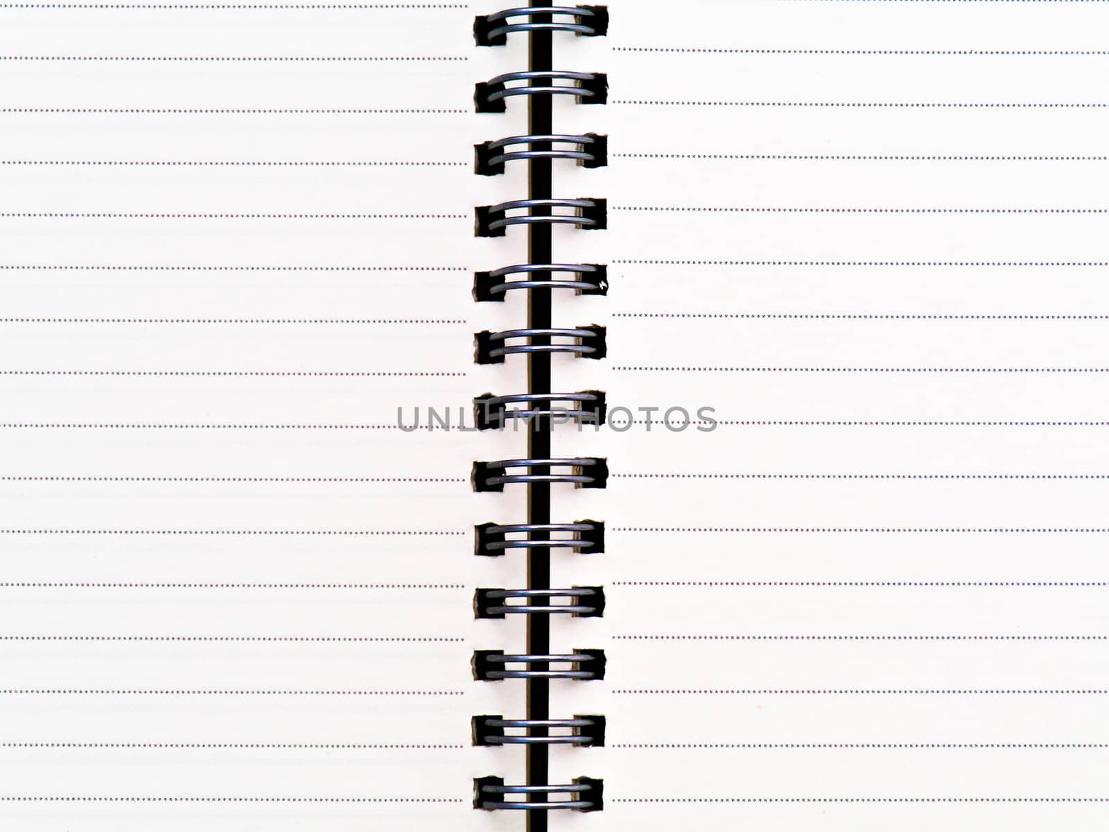 Blank one face white paper notebook horizontal by Noppharat_th