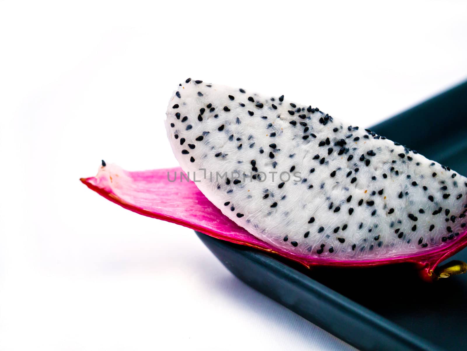 Dragon fruit isolated on white background  by Noppharat_th