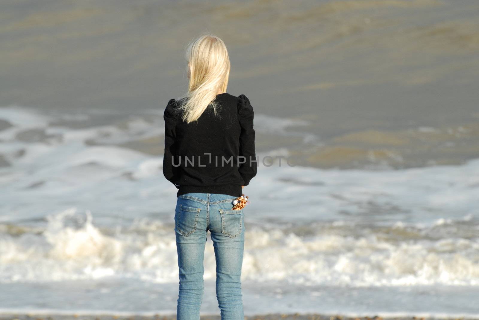 Girl by the seaside by Bildehagen