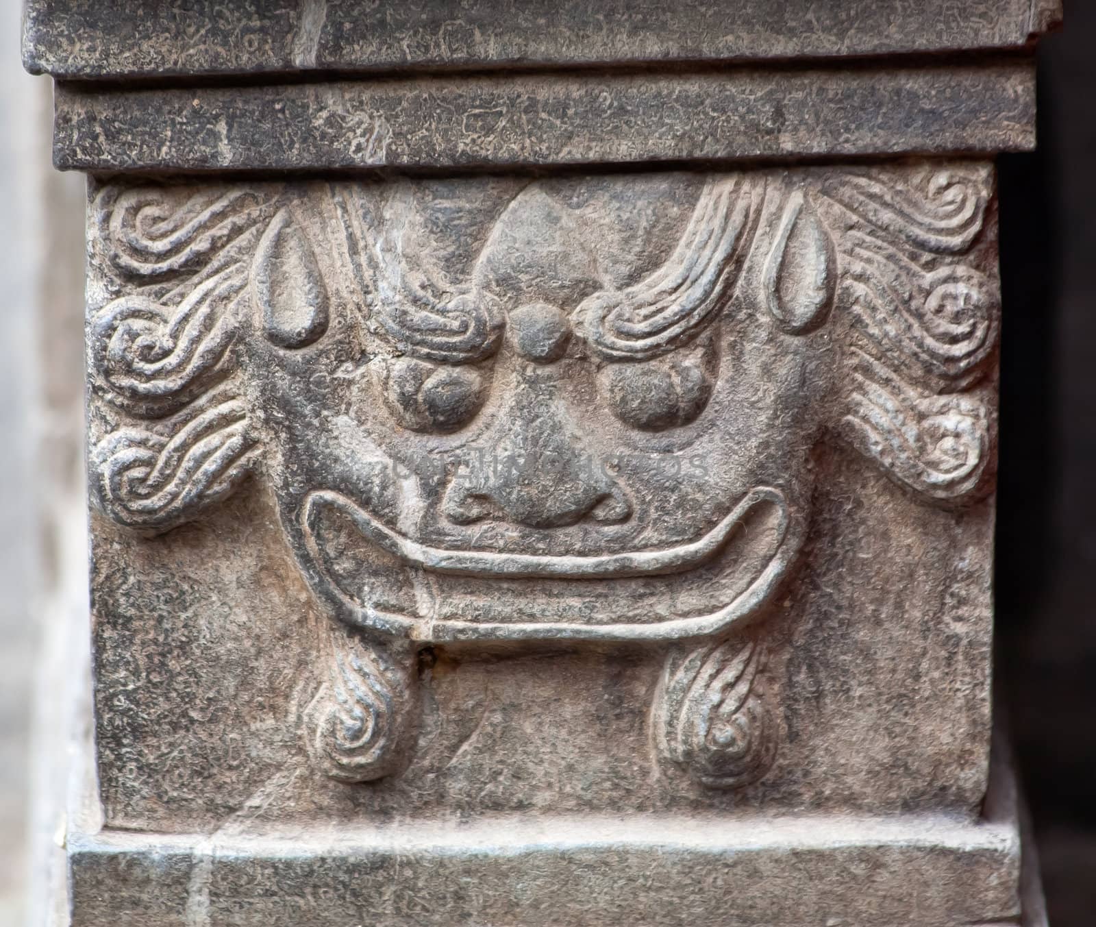 China Dragon Door Stone Houhai Beijing China by bill_perry