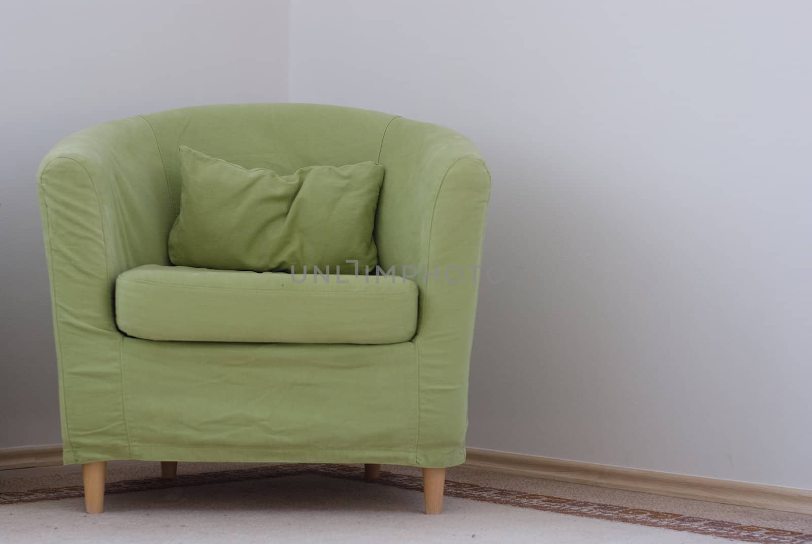 green chair