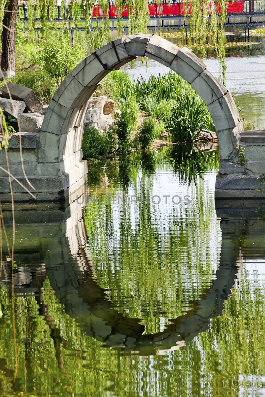 Canqiao Ruined Bridge Yuanming Yuan Old Summer Palace Willows Be by bill_perry