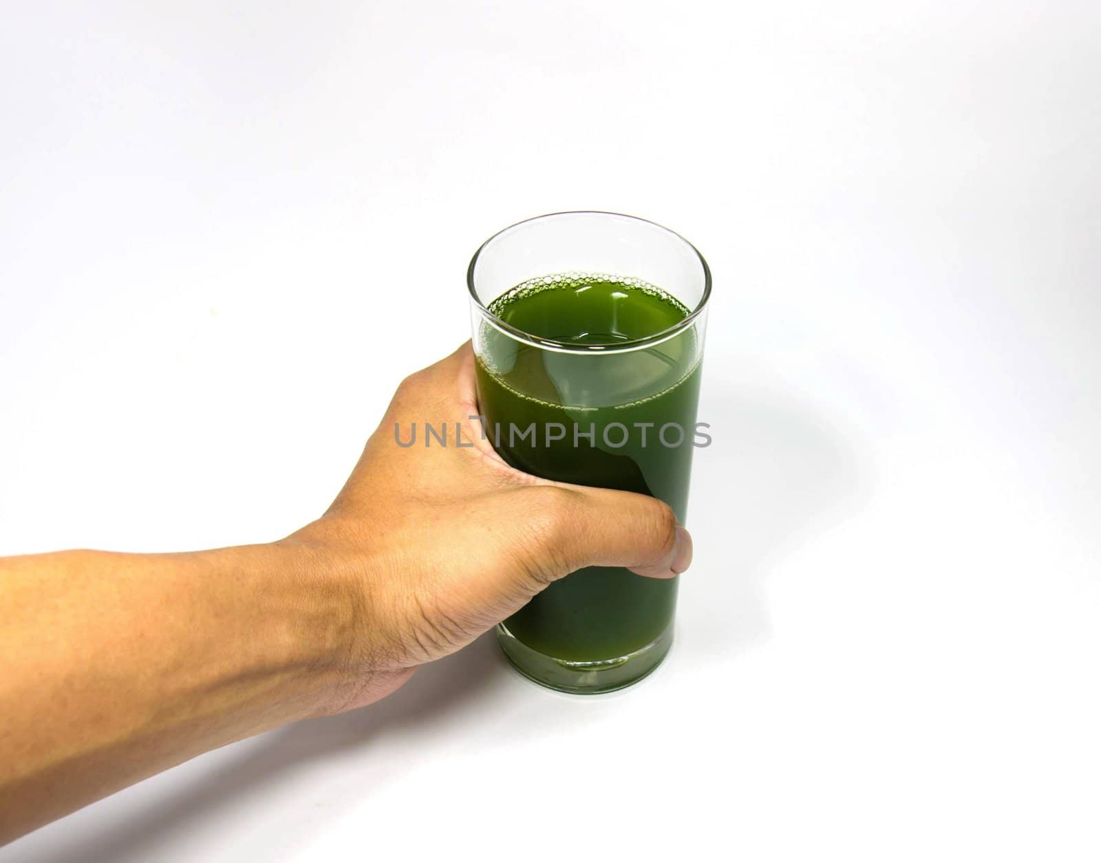 Healthy drink, vegetable juice, studio shot,on background