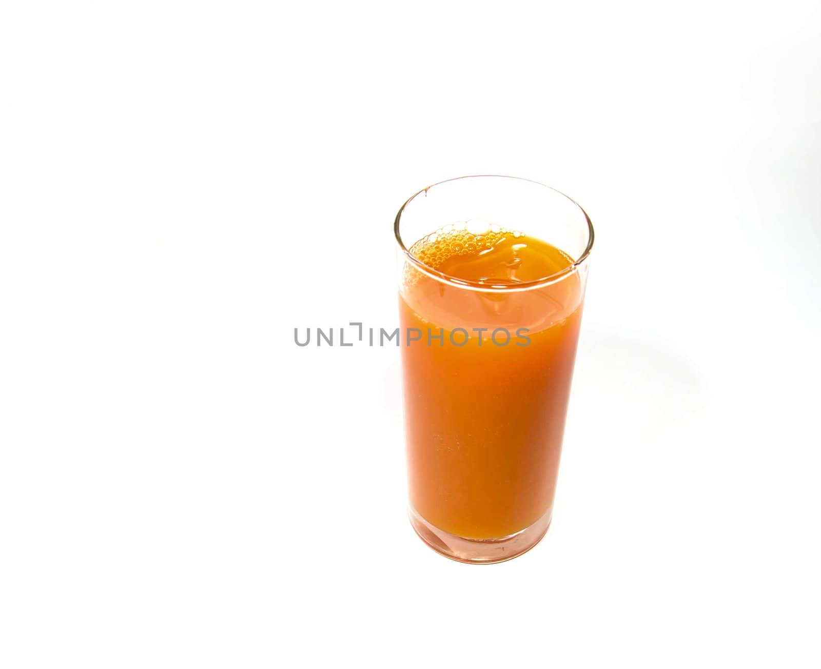 Fruit juice  isolated on a white background