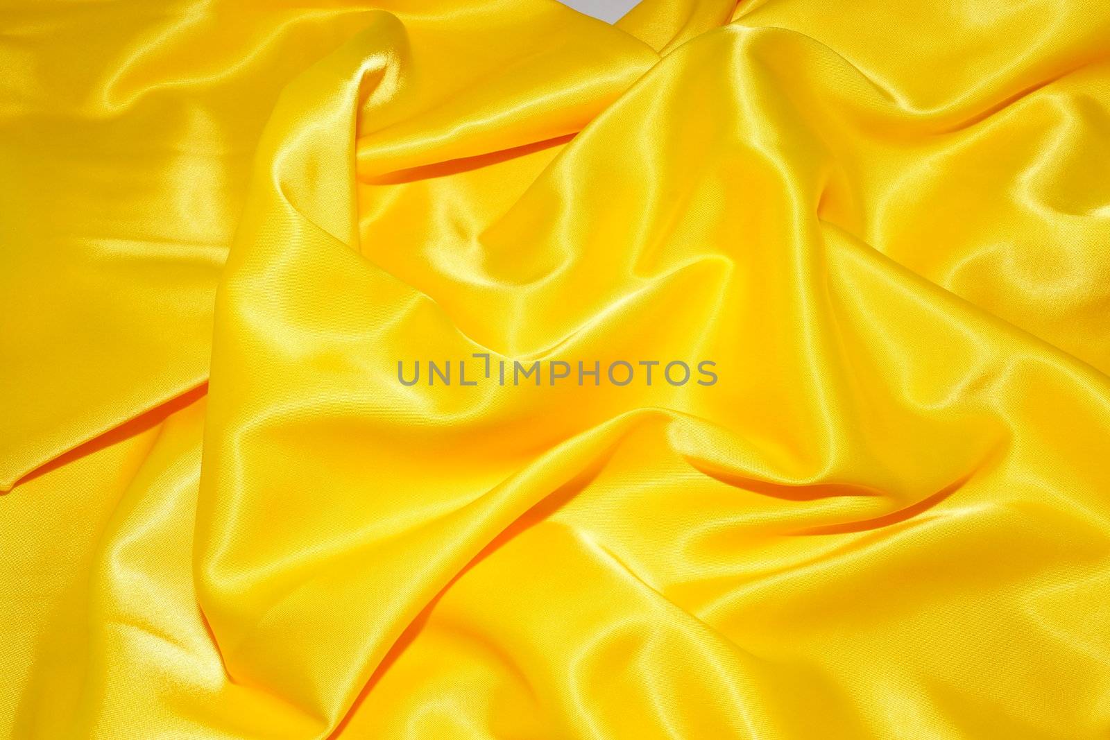 yellow silk material