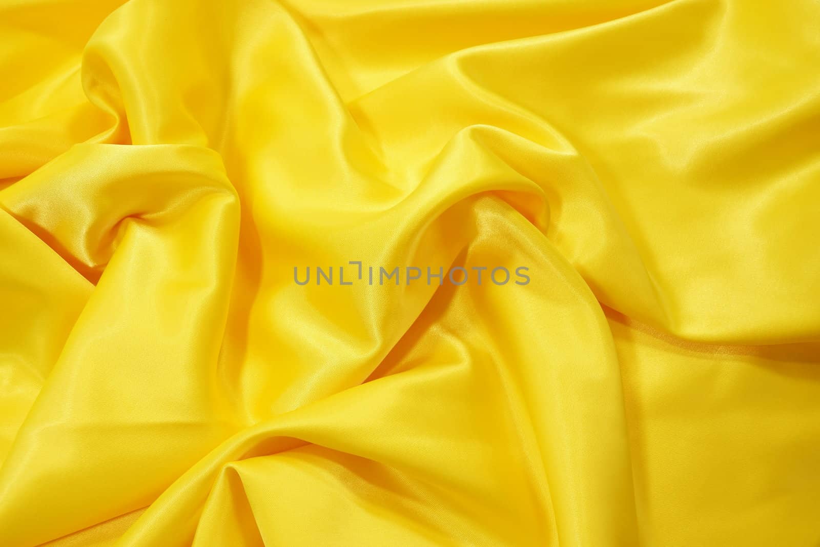 yellow silk material