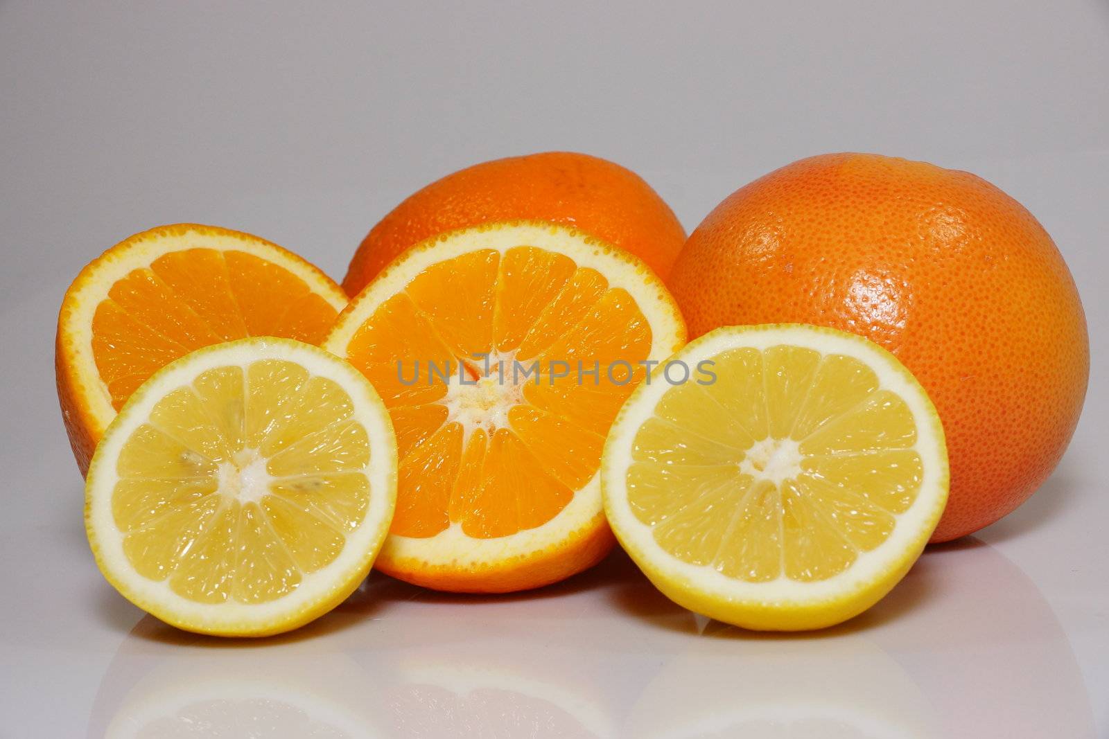 oranges, lemons and grapefruits