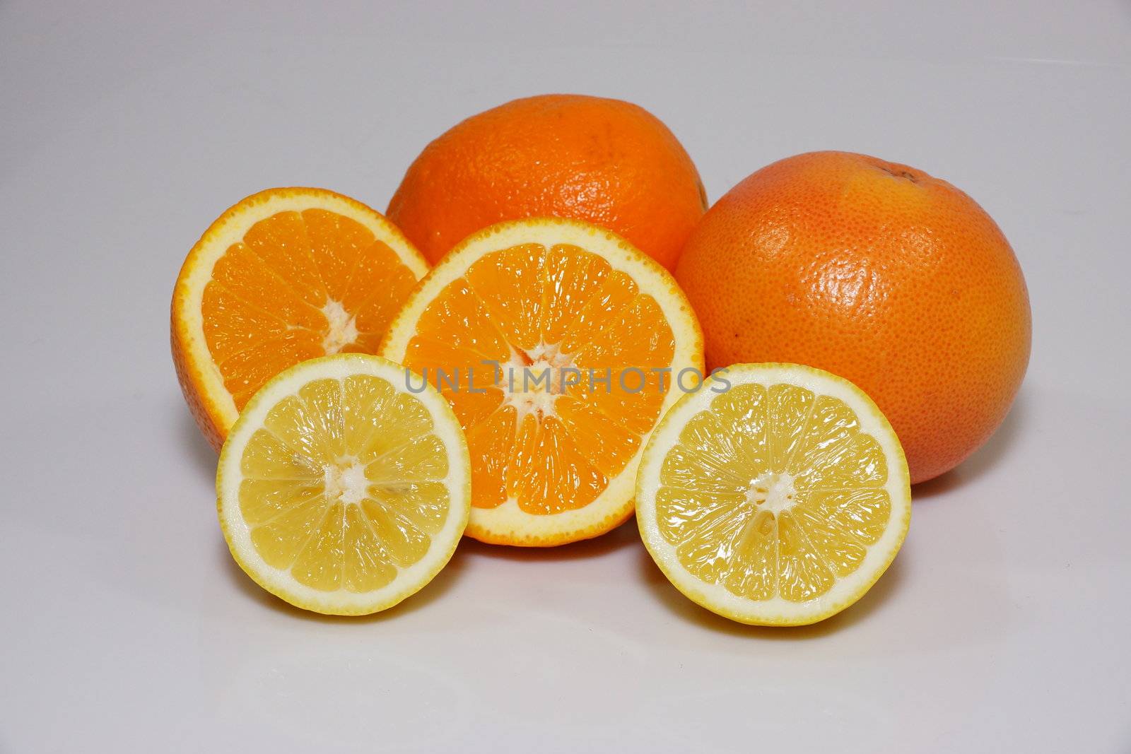 oranges, lemons and grapefruits