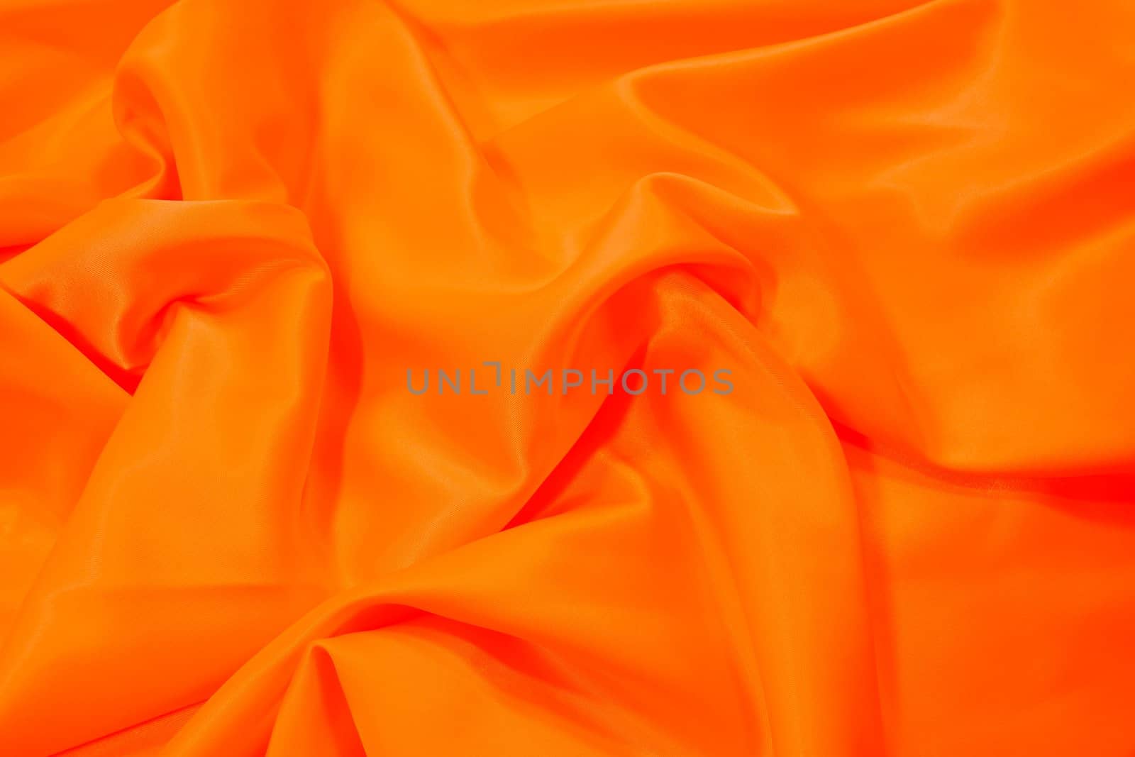 orange silk material by iness007