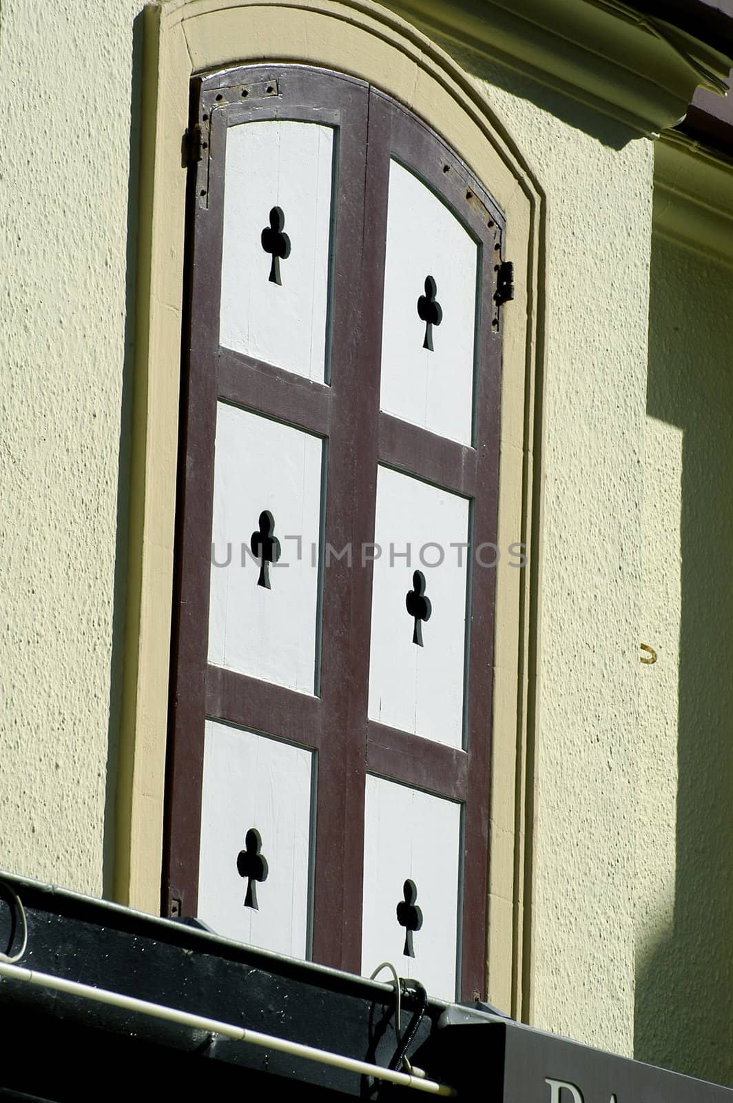 window of a building of Touquet