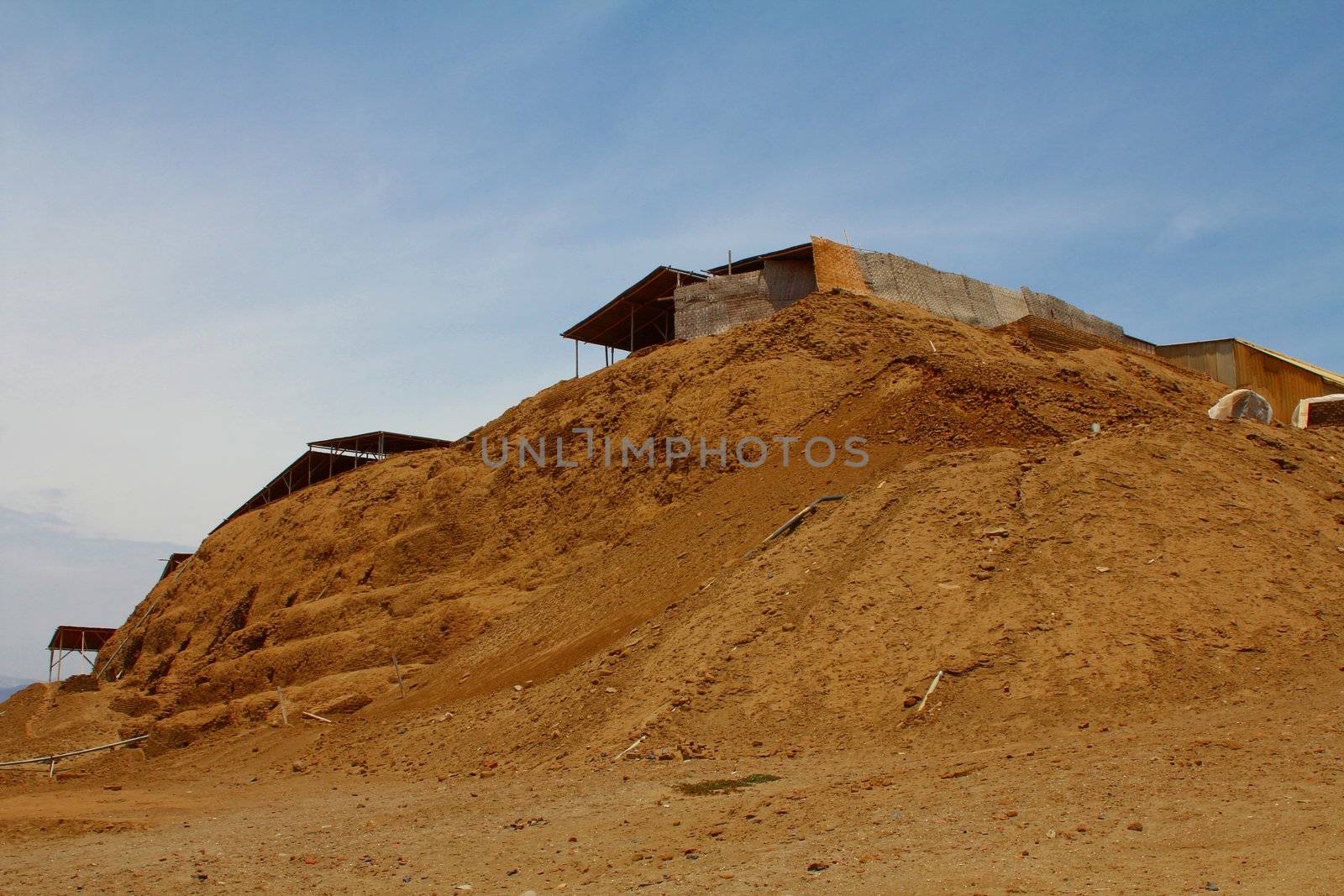 Huaca de la Luna, archaeological site in the Moche valley in Peru
