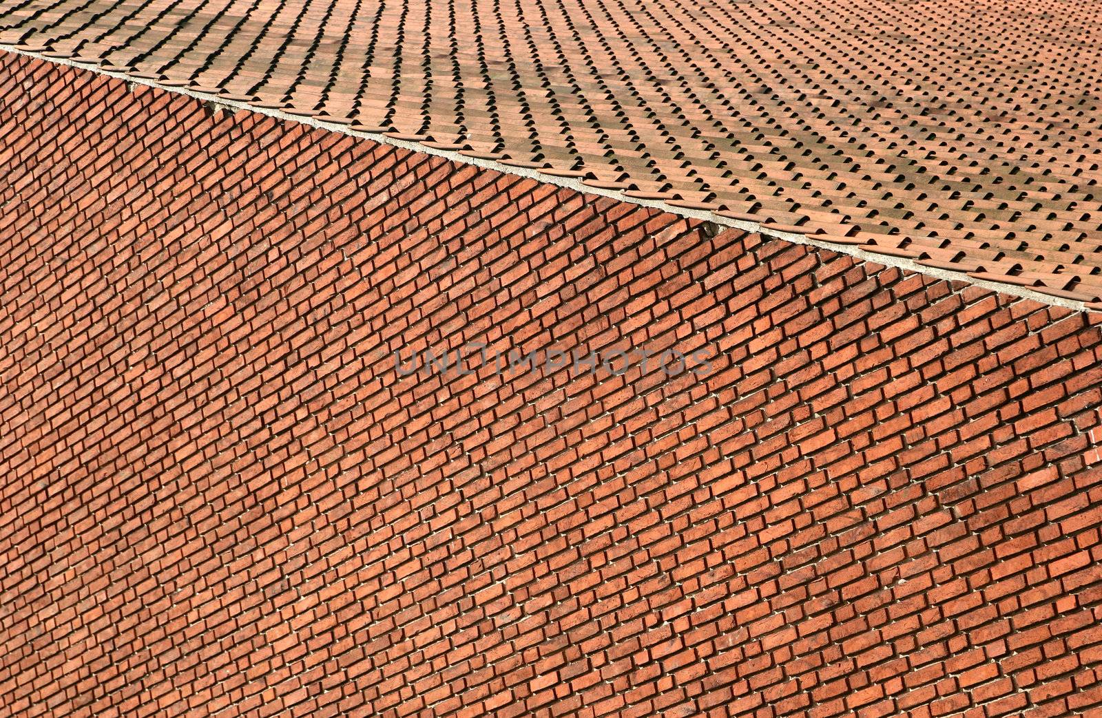 brick traditional house   in denmark 