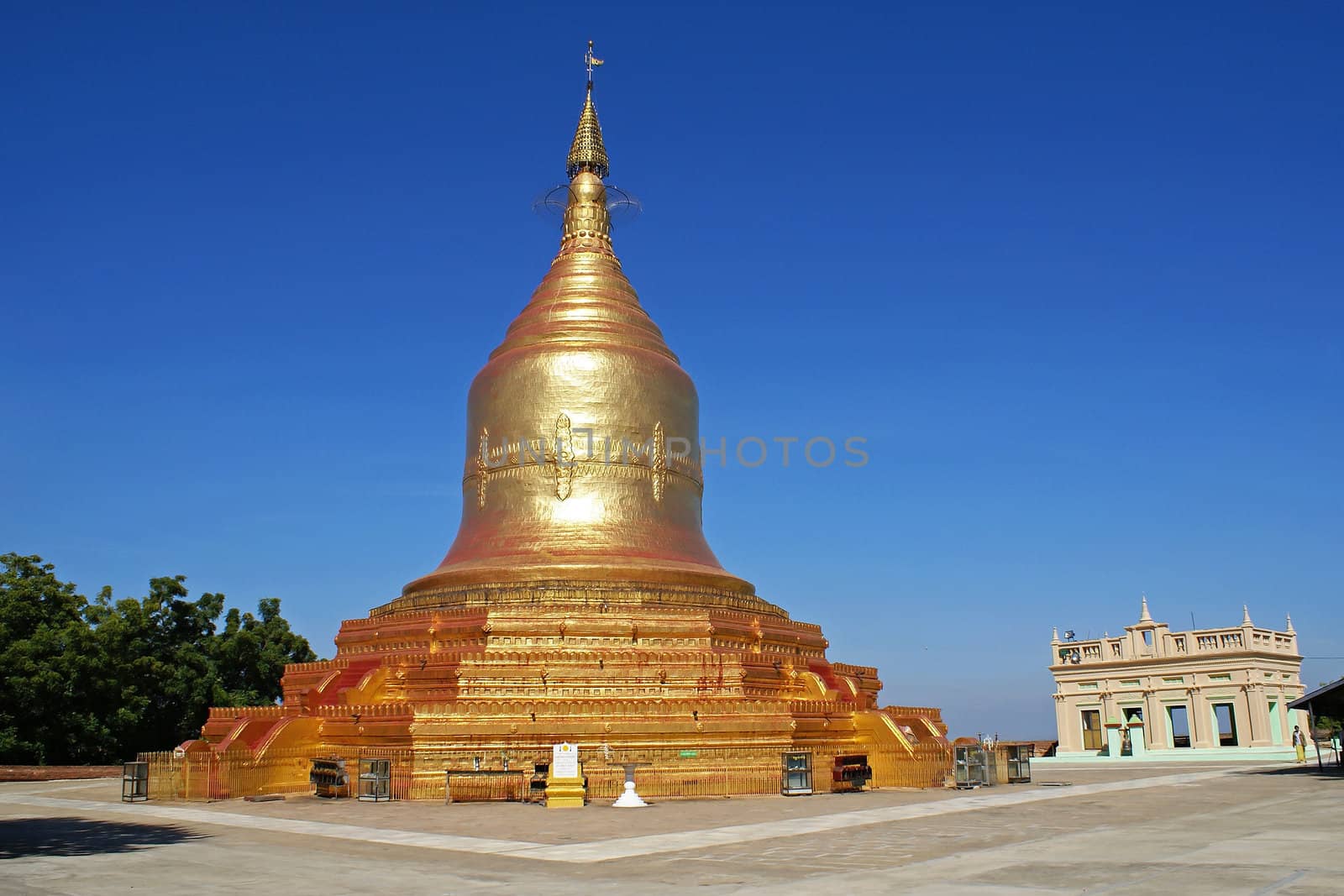 Beautiful Lawkananda Pagoda, one of the attractions of Bagan, Myanmar