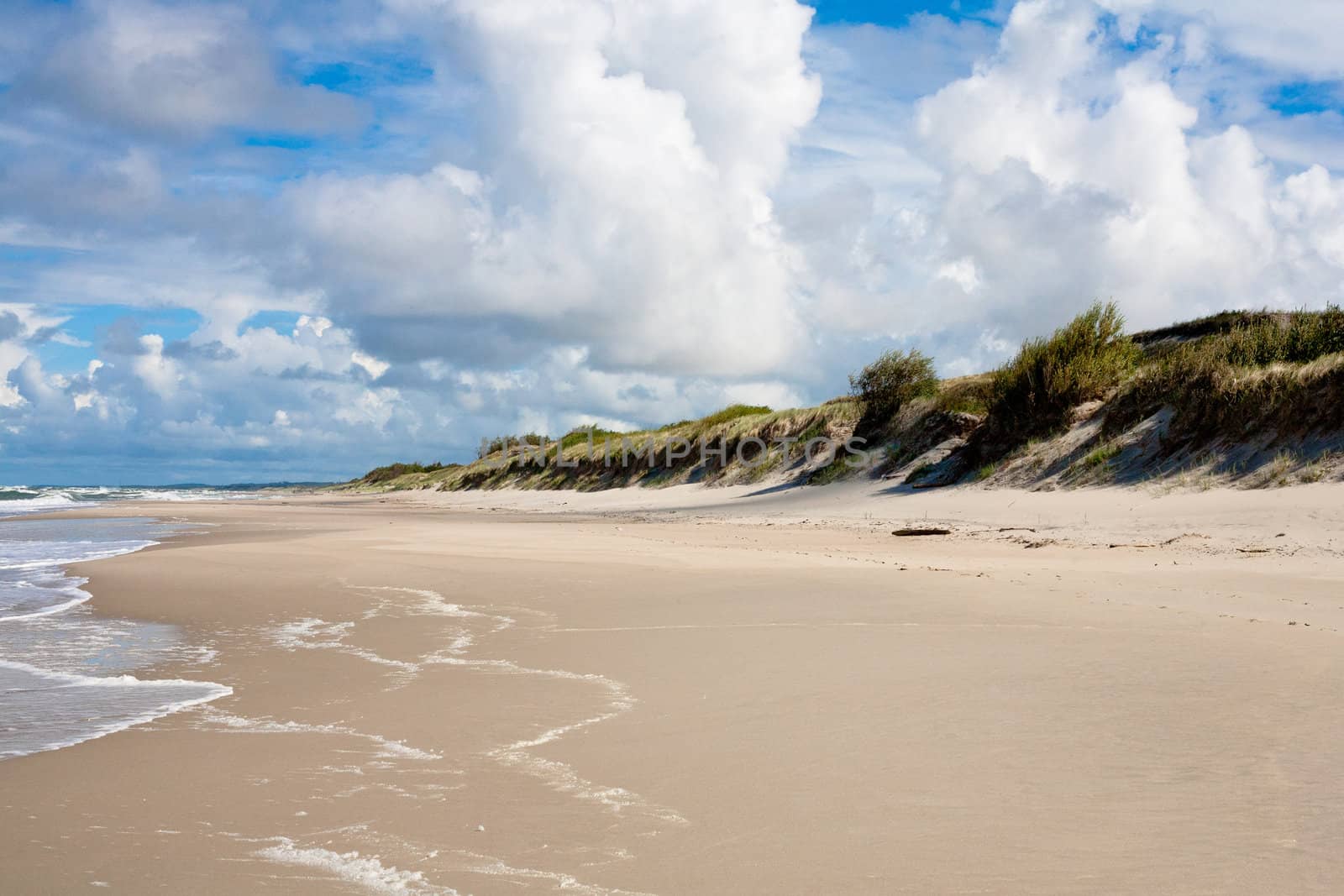 Baltic sea near Curonian Spit

