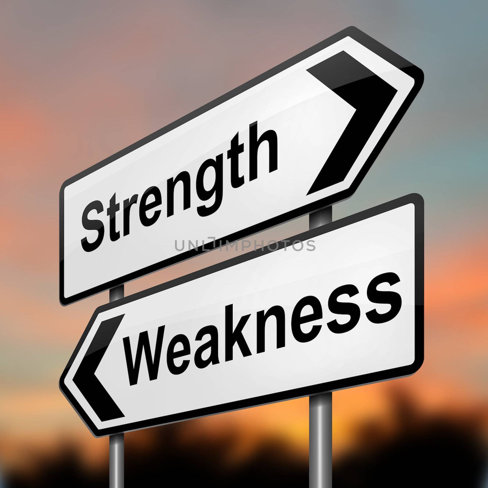 Strengths or weakness concept. by 72soul