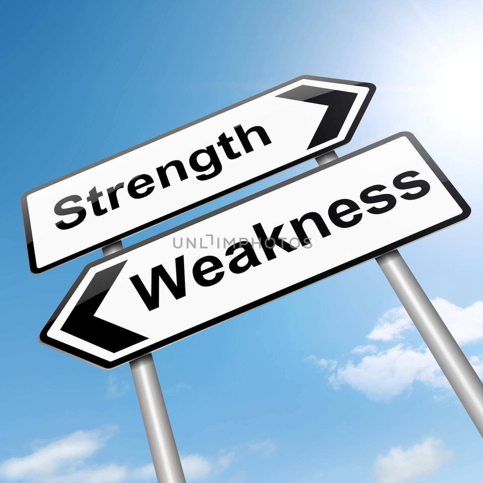 Strengths or weakness concept. by 72soul