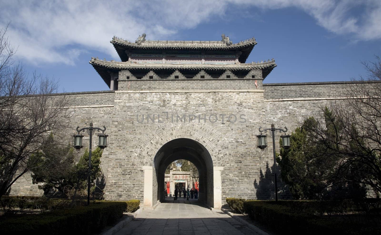 City Wall Gate Qufu China Entrance to Confucius Temple by bill_perry