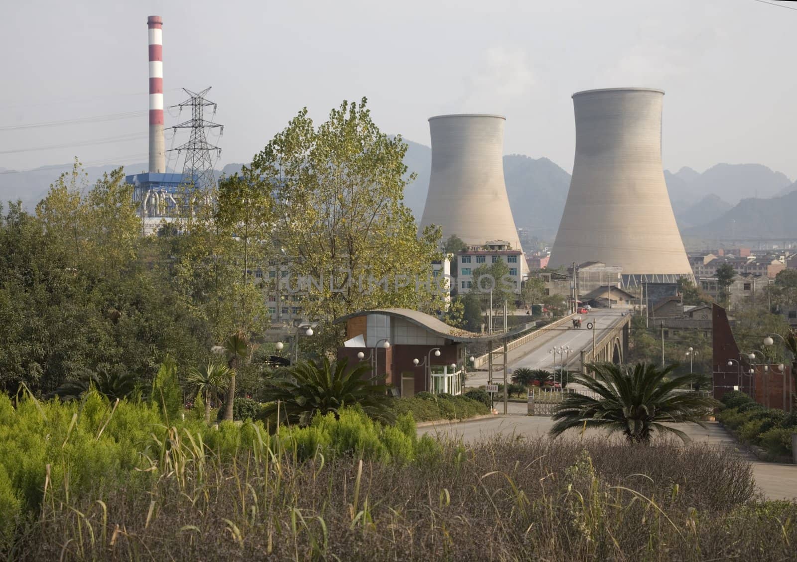 Chinese Coal Fired Electricity Plant Guizhou China