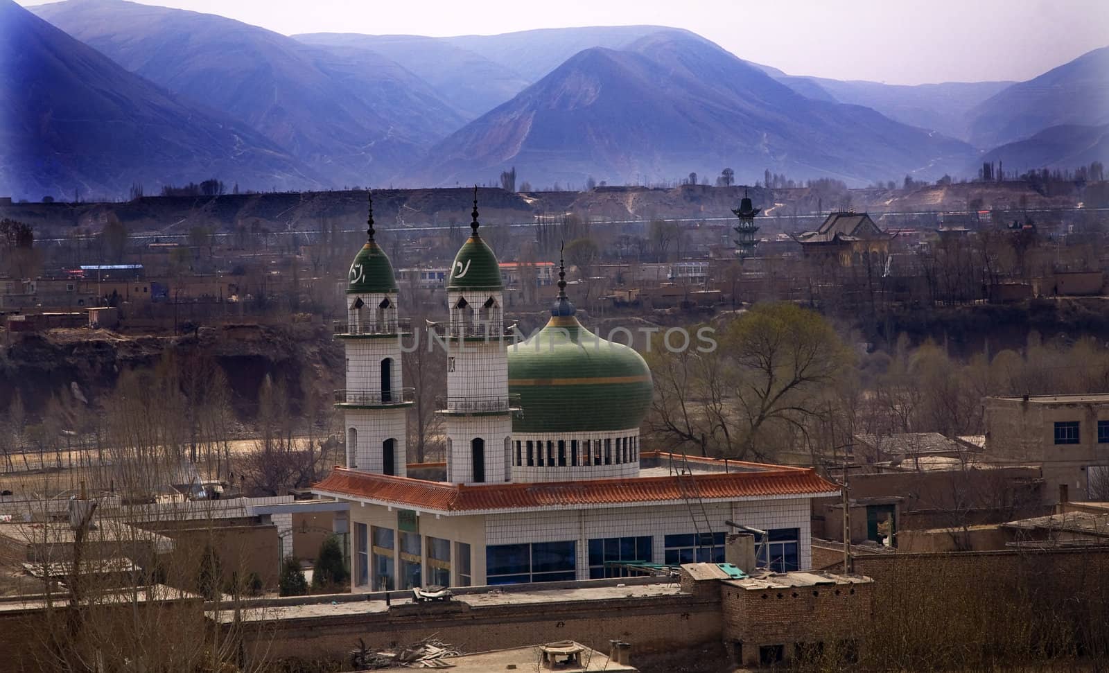 Islamic Mosques Gansu Province China by bill_perry