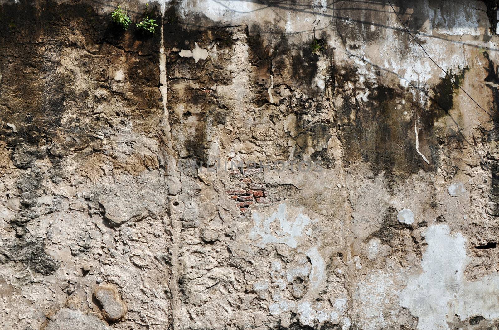 Grunge black concrete wall (urban texture) 