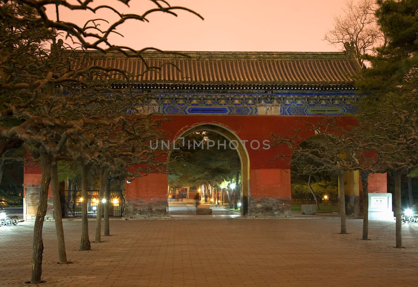 Red Gate Temple of Sun Park Beijing, China by bill_perry