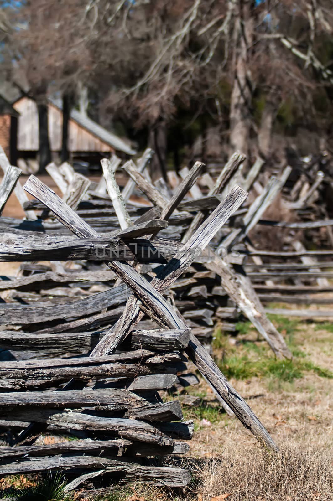 old country village fence by digidreamgrafix