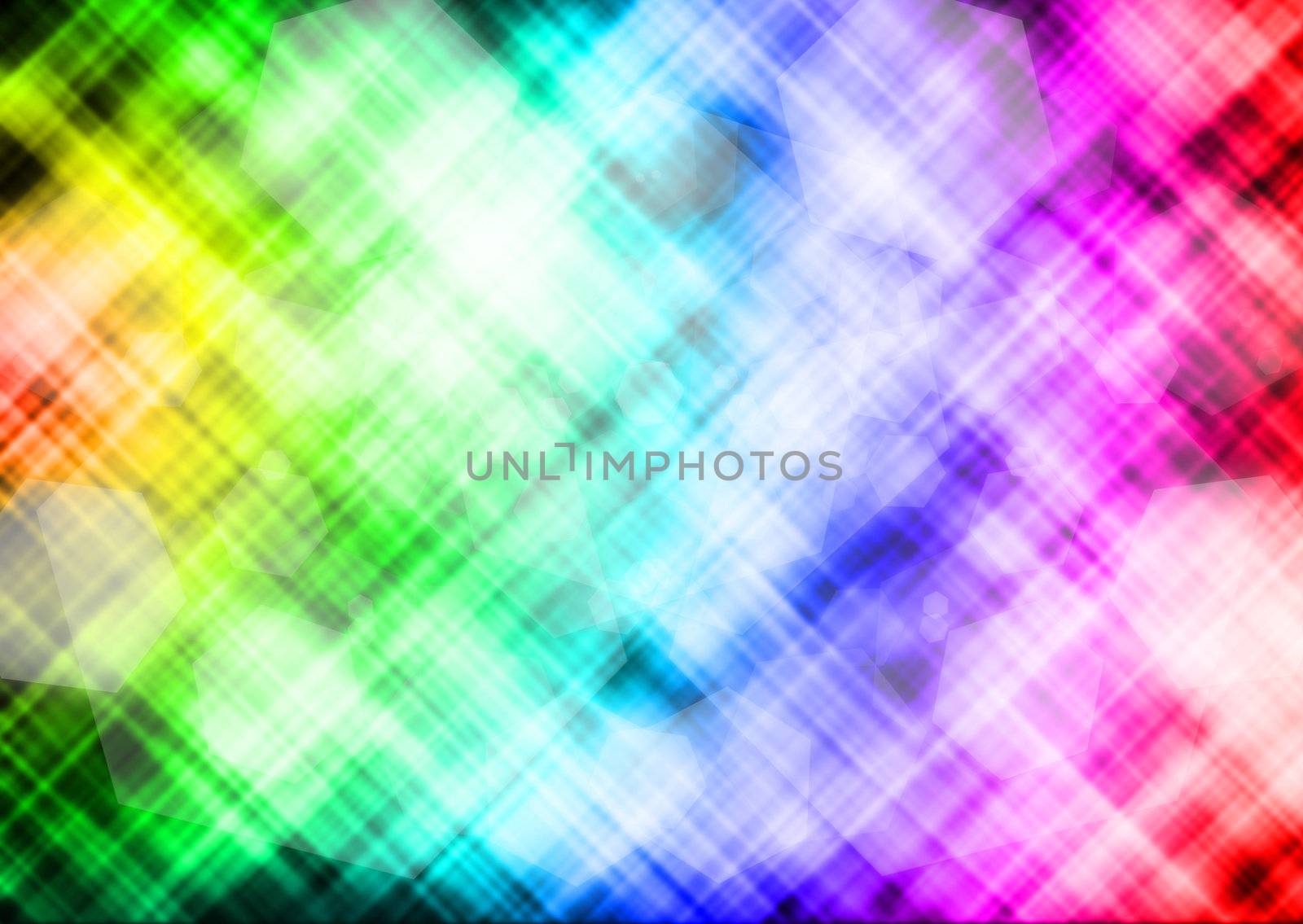 Bokeh on multicolor star Background by thampapon