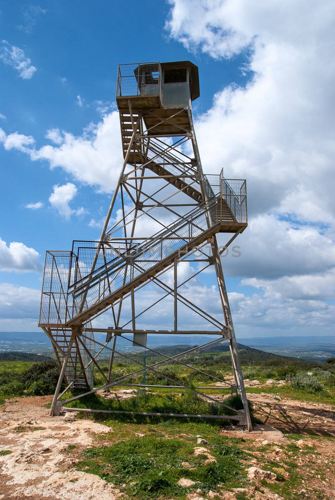 Observation military tower by Zhukow