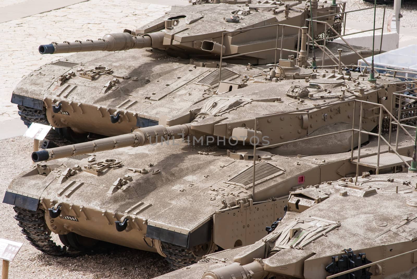 Israeli Merkava Mark IV tank  in Latrun Armored Corps museum, Israel