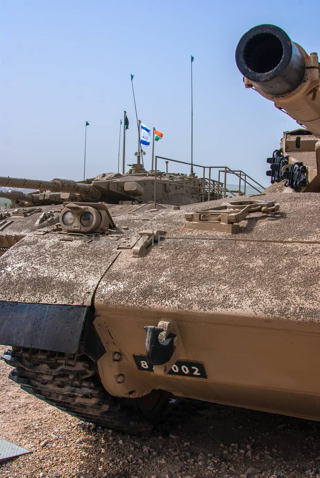 Israeli Merkava Mark IV tank  in Latrun Armored Corps museum, Israel